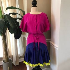 ECI Color Block Dress